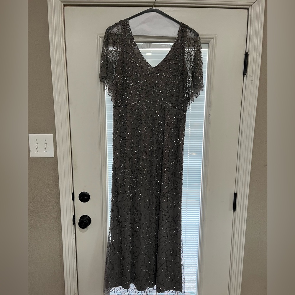 J Kara Beaded Evening Dress - Picture 1 of 5